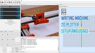 How to use Writing Machine  2D Pen Plotter Setup and Use [upl. by Kcuhc]