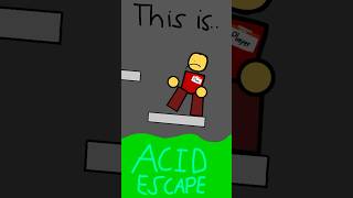 This is Acid Escape roblox capcut funny [upl. by Atolrac988]