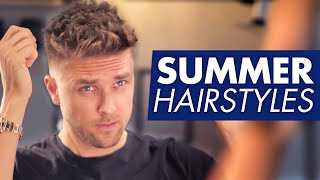 5 SUMMER HAIRSTYLES for Men  By Vilain Revolution [upl. by Sirois]