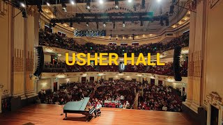 Usher Hall  View from the Stage  Interval at Yuja Wang Concert [upl. by Linda]