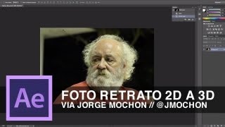 Tutorial After Effects  Foto de retrato 2D a 3D by jmochon [upl. by Lipsey]