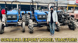 Sonalika export model tractors for sale at patiala tractor market  Patiala tractor market [upl. by Nauqan736]