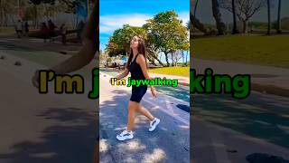 Jaywalking funny comedy relatable jokes learnenglish english englishtips [upl. by Modeerf]