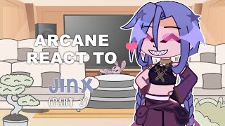 Arcane react to Jinx  Gacha club  Part 2 [upl. by Avera]