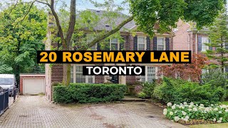 20 Rosemary Lane  Toronto [upl. by Higley]