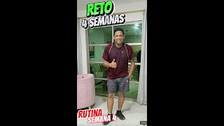 Reto 4 semanas Rutina semana 4 [upl. by Yerbua]