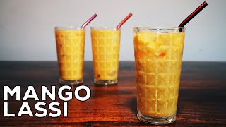 Restaurant Style MANGO LASSI Recipe in English  Mango Milkshake  Smoothie [upl. by Armstrong517]