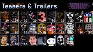 Ultra Custom Night 1645  CHARACTER MECHANIC WALKTHROUGHS  Teasers amp Trailers [upl. by Lidaa]