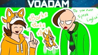 Baldi vs VOAdam Round 2 Baldis Basics Comic Dubs With Bully and Player [upl. by Filberte]