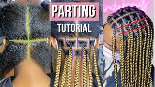 DETAILED Parting Tutorial  How To Get The Perfect Parts [upl. by Downey]