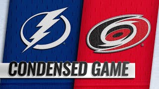 032119 Condensed Game Lightning  Hurricanes [upl. by Inaffets630]