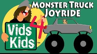 Monster Truck Joyride  Kids Count With Trucks [upl. by Ameehsat]