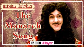 The Monarch Song  Horrible Histories  CBBC [upl. by Ezirtaeb]