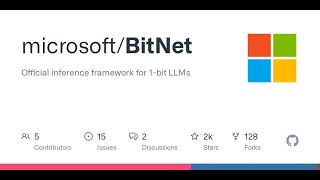 AI Podcast GitHub  microsoftBitNet Official inference framework for 1bit LLMs [upl. by Bradway]