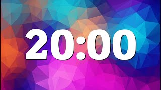 20 Minute Timer  20 Minute Countdown ⏰ [upl. by Naivad]