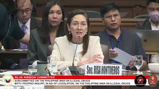 FPRRD to Hontiveros I was talking about the policy sa war on drugs pero not specific crime [upl. by Enelyw]