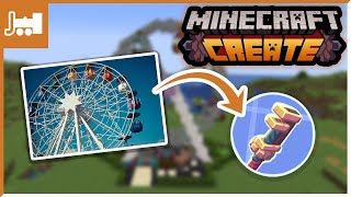 I made a Ferris Wheel with the Minecraft Create Mod 05 [upl. by Aciraj]