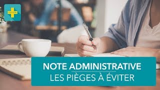 Concours  conseils pour la note administrative [upl. by Leonie]