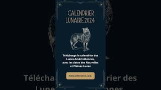 Calendrier lunaire 2024 [upl. by Nohsreg67]