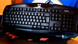 EBlue Cobra II Gaming Keyboard Unboxing amp Review [upl. by Nomla]