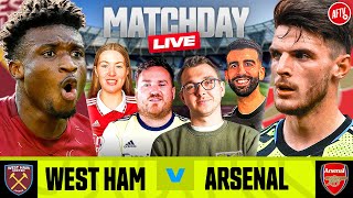 West Ham 06 Arsenal  Match Day Live  Premier League [upl. by Ardnuhsal851]