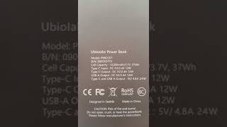 Ubiolabs 10k mAH vid1 review [upl. by Atilahs]