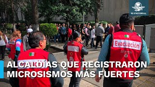 Los epicentros de microsismos más intensos en CDMX [upl. by Lourdes221]