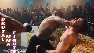 The Most Brutal Street amp Backyard Fights  Bare Knuckle MMA amp Boxing Knockouts [upl. by Eural387]