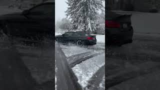 Bmw 435i snow drift [upl. by Noraf331]