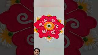 Easy rangoli designs for beginners rangoli diwalirangolidesigns [upl. by Liana]