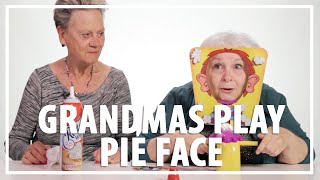 Grandmas Play Hasbros Pie Face Game [upl. by Lizabeth]