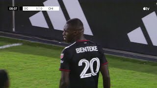 Goal Christian Bentekes Classy Finish and LeBron James Celebration [upl. by Anaerb]