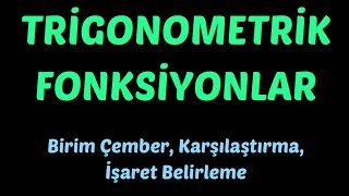 Trigonometrik Fonksiyonlar 11 Sınıf Matematik [upl. by Assenev]