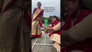 Water Rocket launch by government school teachers at Capital High School Unit3 Bhubaneswar [upl. by De924]