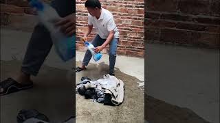 New method ti wash clothes youtubeshort shorts viralshorts [upl. by Dyl661]