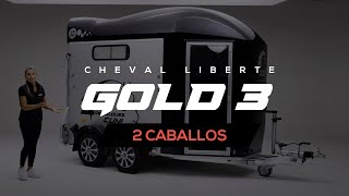 REVIEW Remolque para 2 caballos GOLD 3 Cheval Liberté [upl. by Etteyafal]