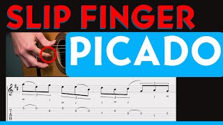 How to Cheat for Faster Picado  Flamenco Guitar Lesson w TAB [upl. by Aniles]