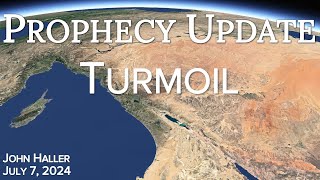 2024 07 07 John Hallers Prophecy teachings “Turmoil” [upl. by Ytsenoh]