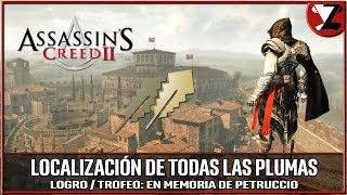 Assassins Creed 2 HD Localización de todas las Plumas All Feathers Location [upl. by Yenahc]