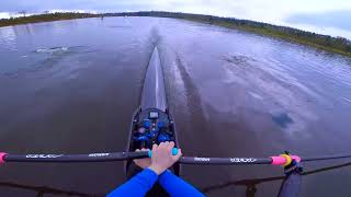 Single scull 2k  first person view [upl. by Ragan306]