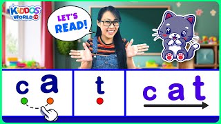 Teach Kids How to Read 3Letter Words  Easy Way to Learn Reading for Kids with Miss V [upl. by Dee Dee]