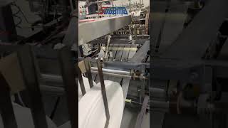 medical gauze swab cutting and folding production line [upl. by Nidnal67]