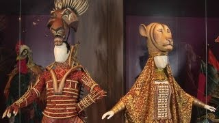 The Lion King Costumes at a London Museum [upl. by Kenny]