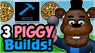 3 INSANE Piggy Build Mode Creations 6 How to Build Them Five Nights at Freddys🐻🎤 [upl. by Eilzel]