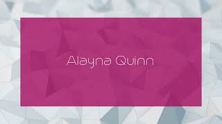 Alayna Quinn  appearance [upl. by Allister]