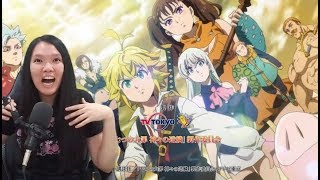 Seven Deadly Sins Season 3 Opening ROB THE FRONTIER REACTION [upl. by Dulce]