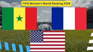 FIFA Womens World Ranking 2024  FIFA Rankings 2024 [upl. by Hazelton]