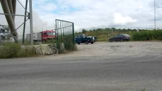 PRIMEUR tankwagen brandweer zandhoven bij zeer grote brand antwerpen [upl. by Fields]