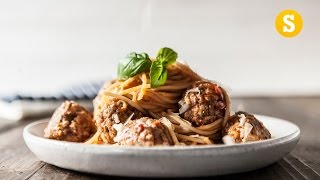 Spaghetti and Meatballs Recipe [upl. by Aoniak]