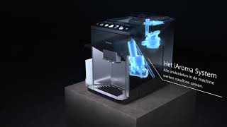 De Siemens EQ500 volautomatische espressomachine de perfecte koffie in een handomdraai [upl. by Mabelle678]